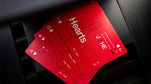 Grid Series Four- Typographic Playing Cards