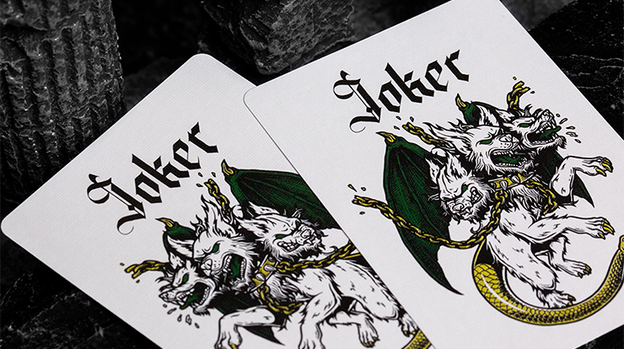 Inferno Emerald Blaze Edition Playing Cards