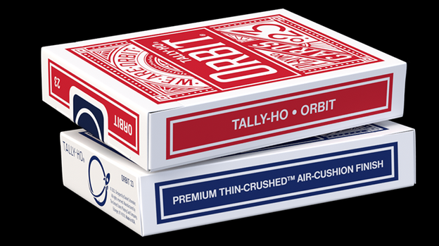 Orbit Tally Ho Circle Back (Blue) Playing Cards