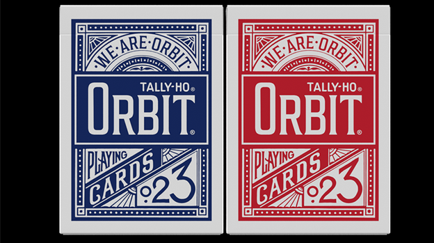 Orbit Tally Ho Circle Back (Blue) Playing Cards