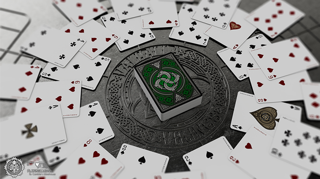 Valhalla Viking Emerald (Standard) Playing Cards