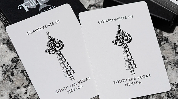 Ace Fulton's Casino (Black) Playing Cards