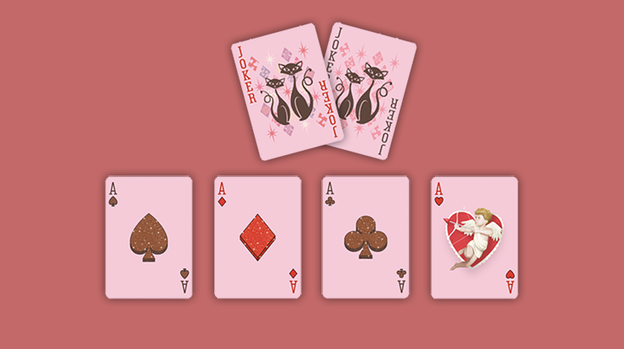 Bicycle Vintage Valentine Playing Cards by Collectable Playing Cards