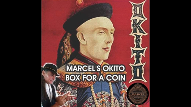 Marcel's Okito Box HALF DOLLAR SIZE (Gimmicks and Online Instructions) by Marcelo Manni - Trick