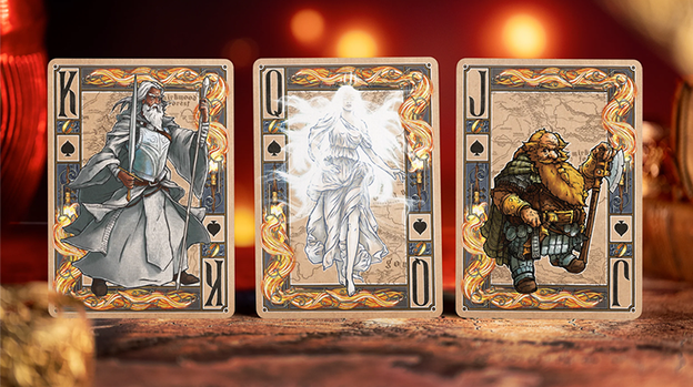 The Lord of the Rings - Two Towers Playing Cards (Gilded Edition) by Kings Wild