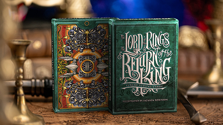 The Lord of the Rings - Return of the King Playing Cards by Kings Wild Project(Green)