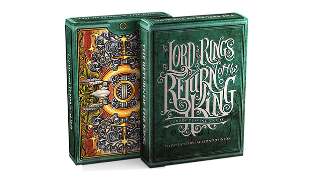 The Lord of the Rings - Return of the King Playing Cards by Kings Wild Project(Green)
