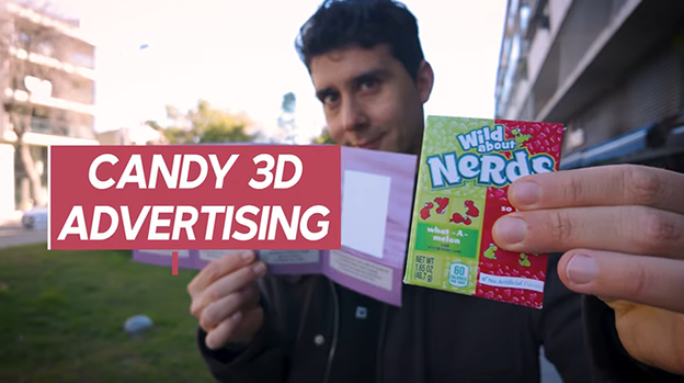 3D Candy Advertisement (Gimmicks and Online Instructions) by Henry Evans and Mysteries - Trick