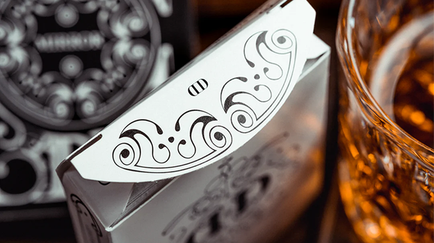 Smoke & Mirror (Smoke-White) Deluxe Limited Edition Playing Cards by Dan & Dave