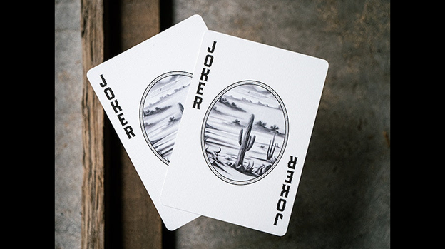 Desert Design (Ruby Red) Playing Cards