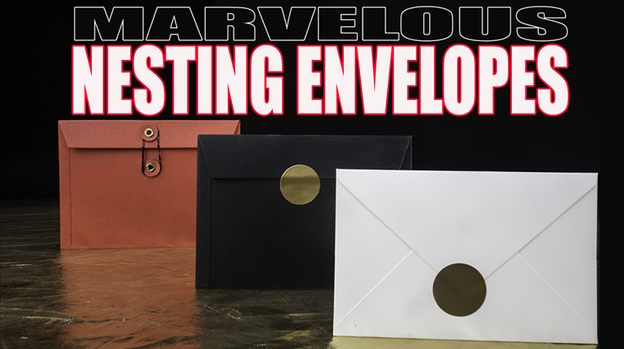 Marvelous Nesting Envelopes (Gimmicks and Online Instructions) by Matthew Wright - Trick