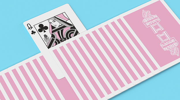 Pink BR Vintage Casino Playing Cards