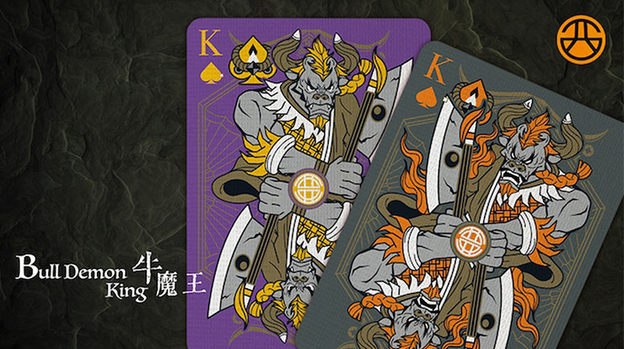 Bicycle Bull Demon King (Demolition Grey) Playing Cards