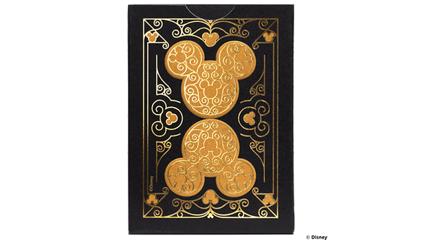 Bicycle Disney Mickey Mouse (Black and Gold) by US Playing Card Co.