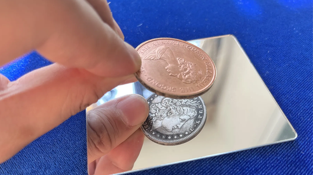 Copper Morgan Double Face Coin by N2G - Trick