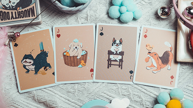 Naughty Dog Playing Cards by 808 Magic and Bacon Playing Card