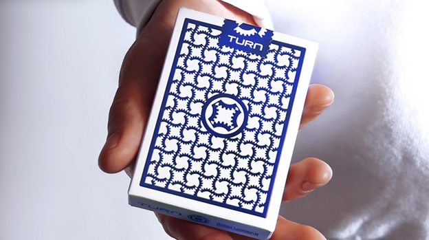TURN (Blue) Playing Cards by Mechanic Industries - Trick