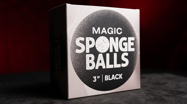Magic Sponge Balls 4PK BLACK 3" by Murphy's Magic
