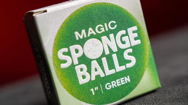 Magic Sponge Balls 4PK GREEN 1" by Murphy's Magic