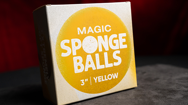 Magic Sponge Balls 4PK YELLOW 3" by Murphy's Magic