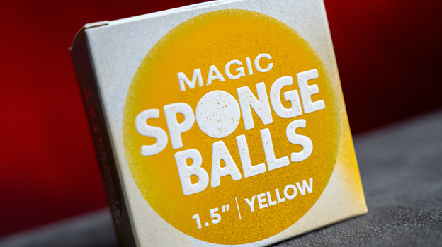 Magic Sponge Balls 4PK YELLOW 1.5" by Murphy's Magic