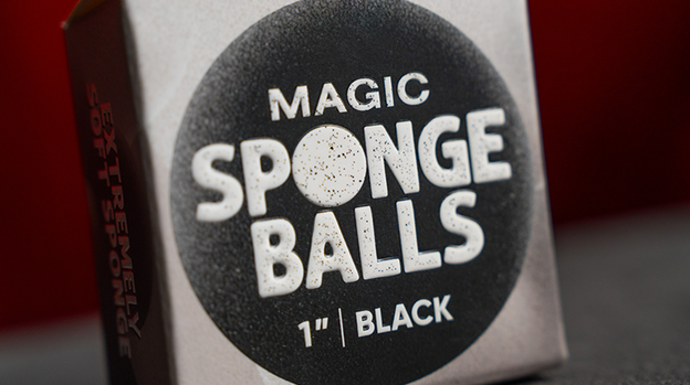 Magic Sponge Balls 50PK BLACK 1" by Murphy's Magic