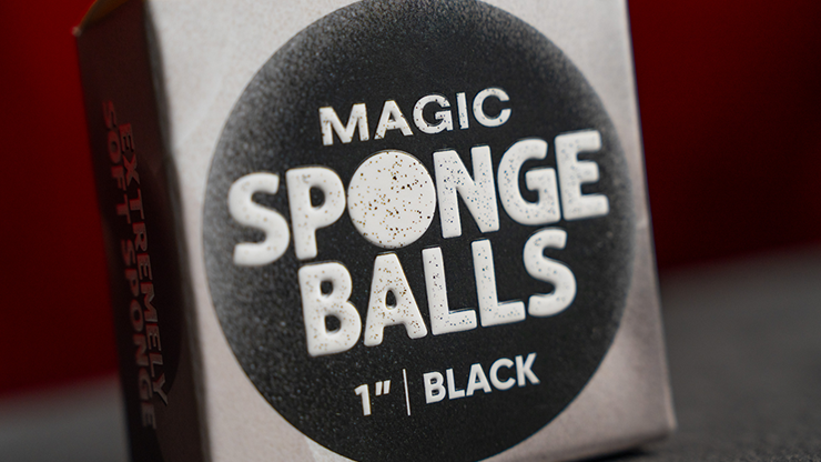 Magic Sponge Balls 50PK BLACK 1" by Murphy's Magic