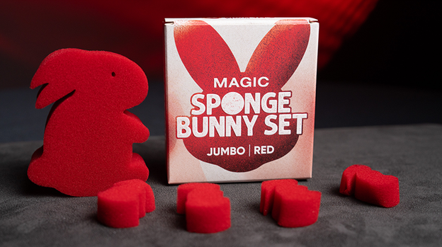 Magic Sponge Bunny Rabbit Set (Red) by Murphy's Magic