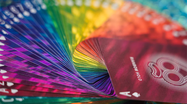 Rainbow HOLO Playing Cards by TCC Fashion