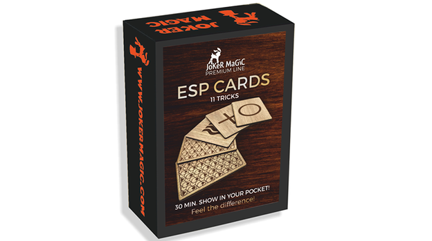 Wooden ESP Cards by Joker Magic