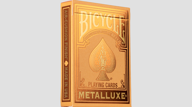 Bicycle Metalluxe Orange Playing Cards by US Playing Card Co.