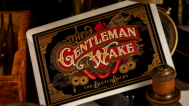 The Beetle Backs (Crimson Edition) Playing Cards