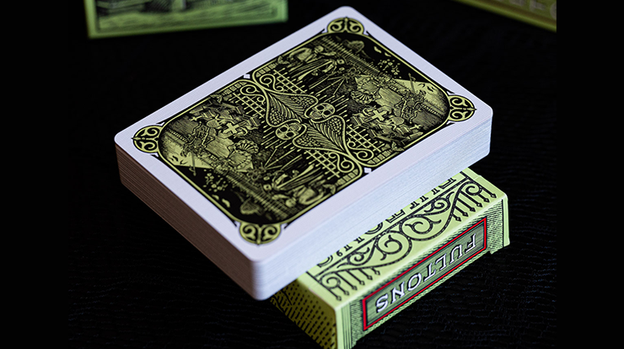 FULTON'S Day Of The Dead Green Edition Playing Cards