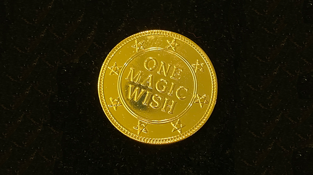 18K Gold Plated Magic Wishing Coin by Alan Wong - Trick