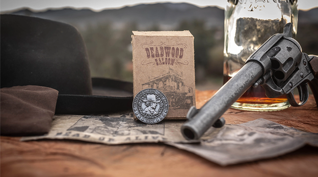 Deadwood Marked (Blue) Playing Cards by Matthew Wright and Mark Bennett