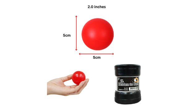 Return Ball (Red, 2") by JL Magic