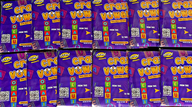 Crazy Vowels by PlayTime Magic DEFMA