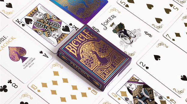 Bicycle Purple Peacock Playing Cards by US Playing Card Co