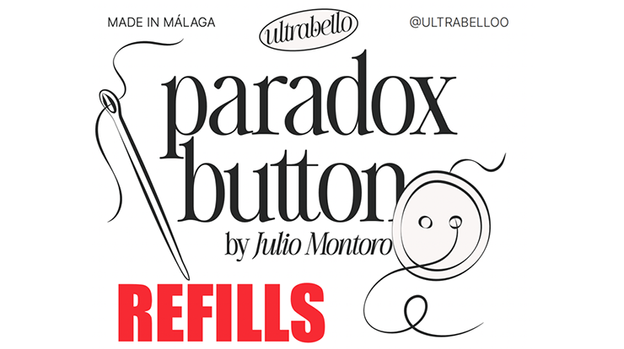 Paradox Button Refill (10 buttons + 1 envelope) by Julio Montoro and Ultrabello