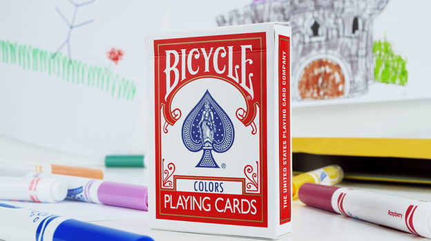 Bicycle Colors by Jordan Victoria (Red deck + 11 routines)