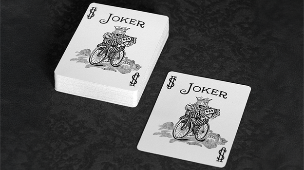 Marked Bicycle Rider Back (Blue) by Ondrej Psenicka