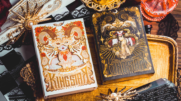 Silence V3 (Black) Playing Cards by KING STAR