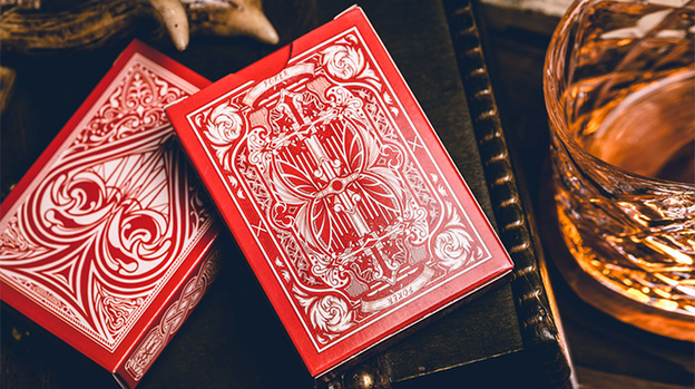 Sanctuary (Red) Playing Cards