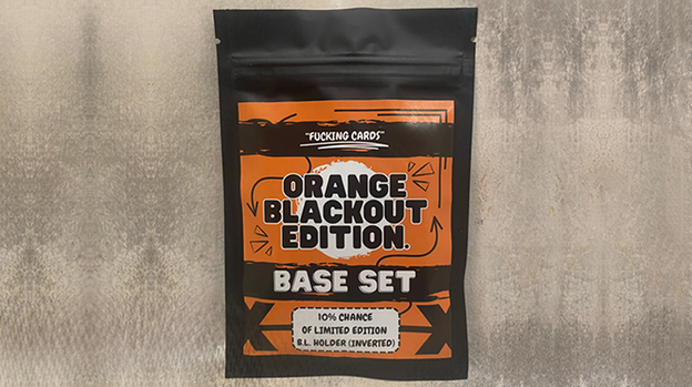 F***ing Cards (Orange Blackout Edition) by Ame Molin