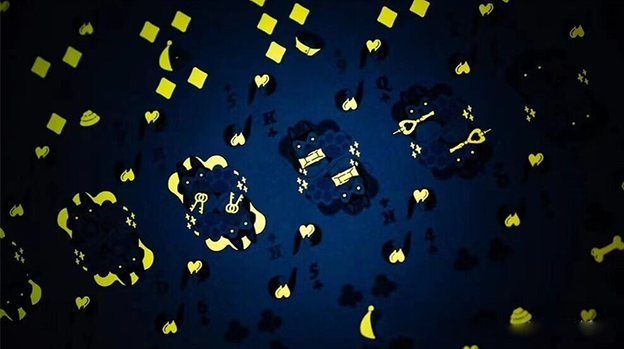 Bicycle Dog (Blue) Playing Cards by US Playing Card Co.