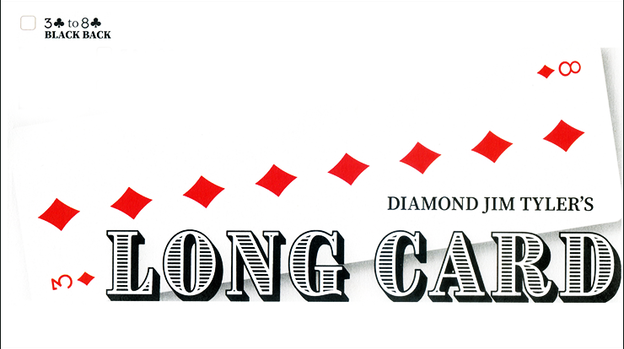 Long Card (Black) by Diamond Jim Tyler