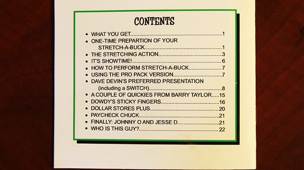 Stretch -A- Buck by Dave Devin