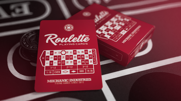 Roulette (Red) Playing Cards by Mechanic Industries