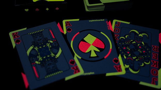 Chris Cards Covered Circle GLOW Playing Cards