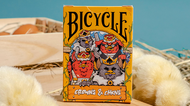BICYCLE CHKNS & CROWNS PLAYING CARDS